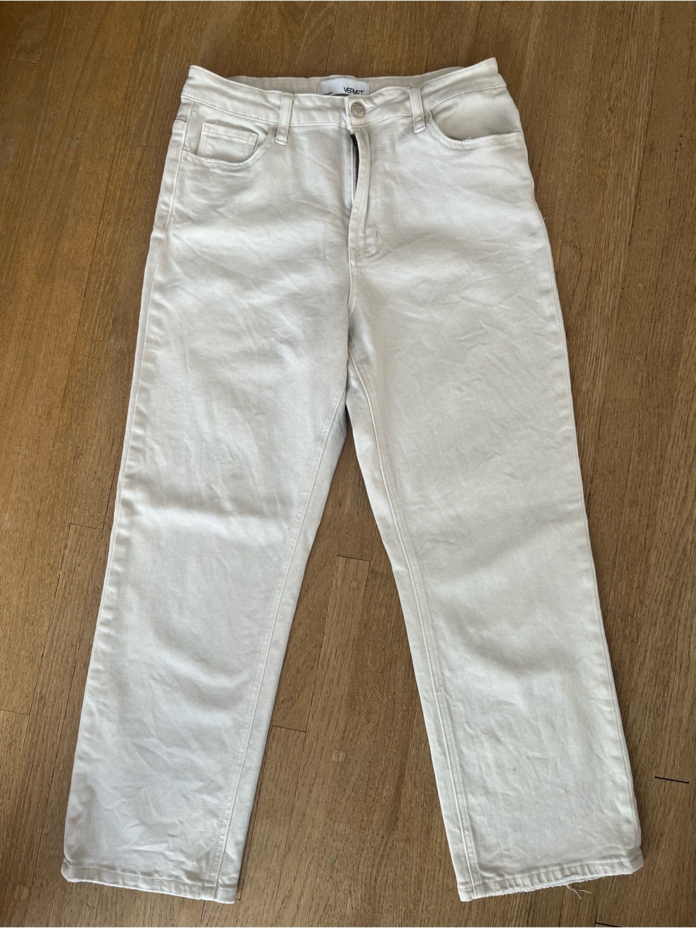 Off White Ankle-Length Jeans for Women - VERVET